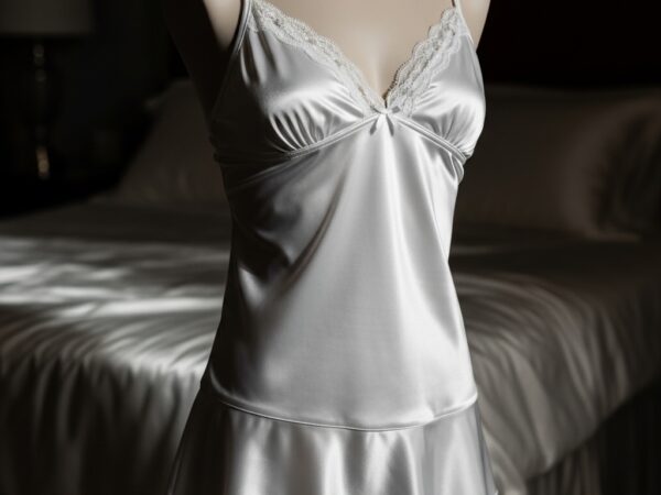 Snow Blossom White Bridal Nighty